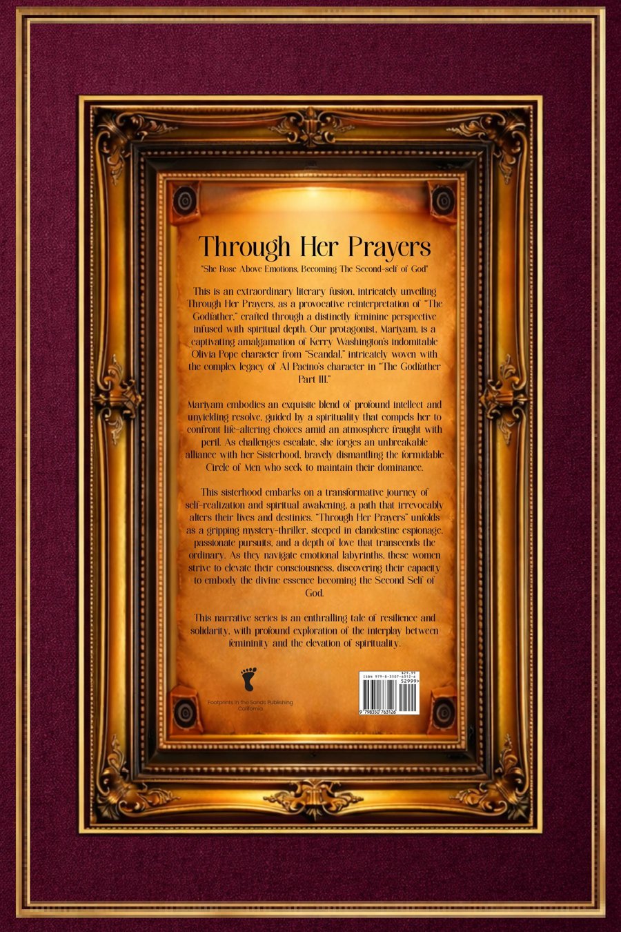 Through Her Prayers — back cover